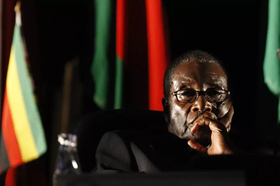 Zimbabwean President Robert Mugabe during the summit of the Southern African Development Community (SADC) in Johannesburg, August 17, 2008. 