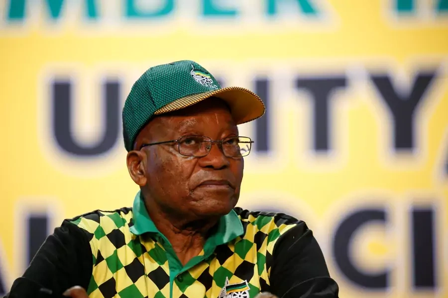 President Jacob Zuma of South Africa at the 54th National Conference of the ruling ANC in Johannesburg, South Africa December 17, 2017, the day before Ramaphosa succeeded him as party leader.