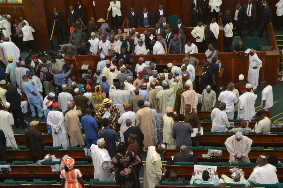 Members of Parliament at the National Assembly in Abuja, Nigeria June 25, 2015.