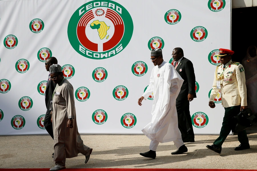 Nigeria's President Muhammadu Buhari leaves the 52nd ECOWAS Summit in Abuja, Nigeria December 16, 2017.