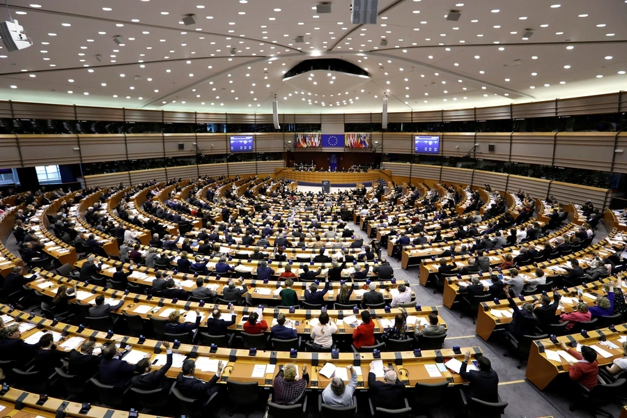 The European Parliament in March 2017.
