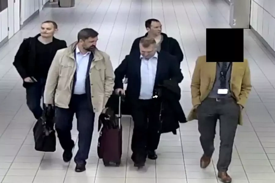 The four alleged GRU operatives implicated in the cyber operations against the OPCW and international sporting bodies.