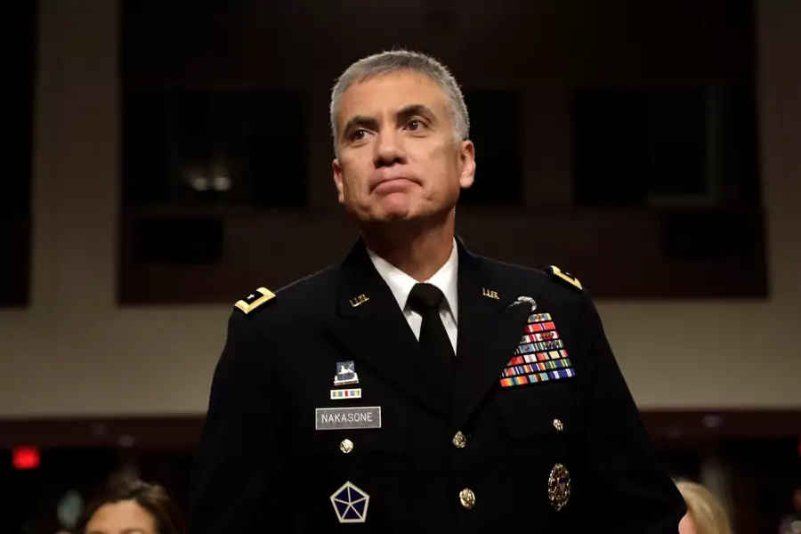 Gen. Paul M. Nakasone, commander of U.S. Cyber Command, before the Senate Armed Services Committee in March 2018. 