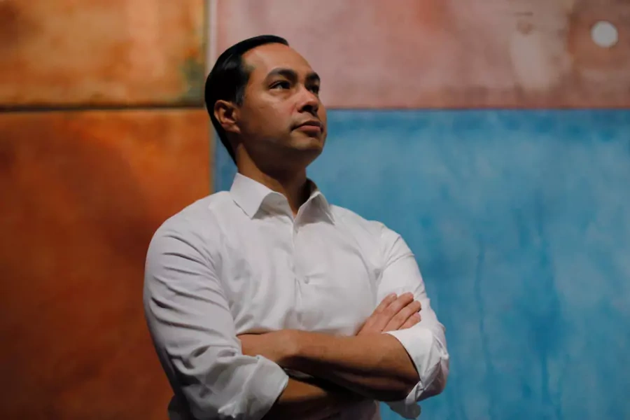 Julián Castro listens at a gathering of Tri-City Young Democrats in Somersworth, New Hampshire, U.S., January 15, 2019. 