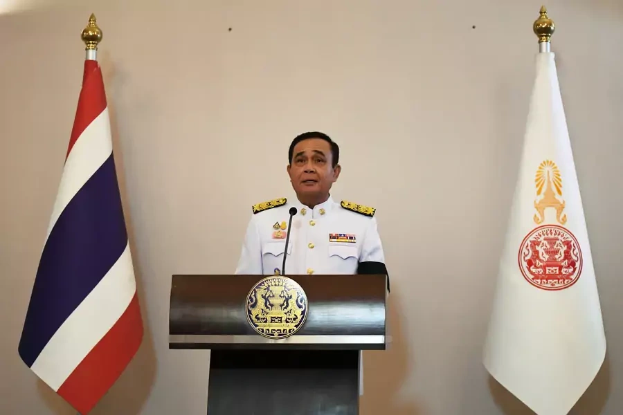Prayuth Chan-ocha speaks after the royal endorsement ceremony appointing him as Thailand's new prime minister at Government House in Bangkok, Thailand on June 11, 2019.