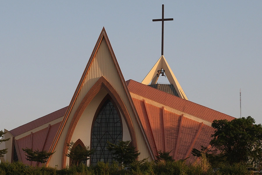 The Ecumenical Center and Church is pictured on November 21, 2008, in Abuja, Nigeria.