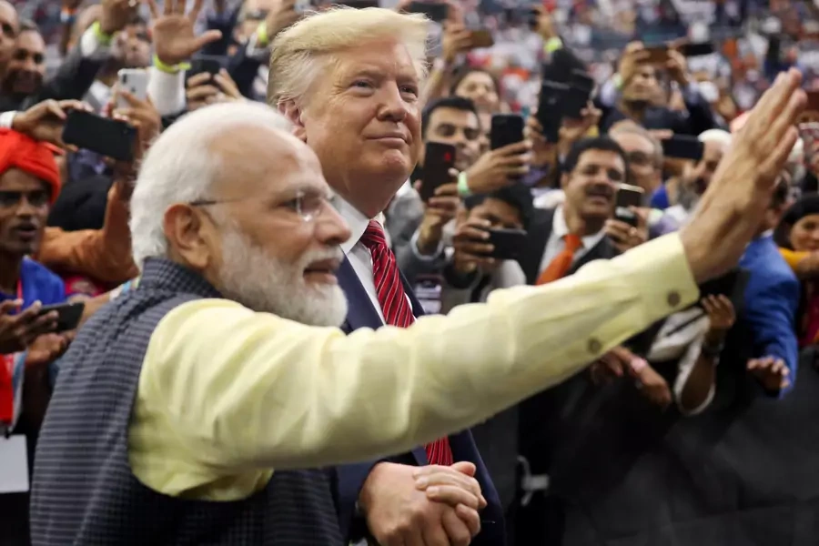 U.S. President Donald Trump and Indian Prime Minister Narendra Modi at "Howdy, Modi!" in Houston