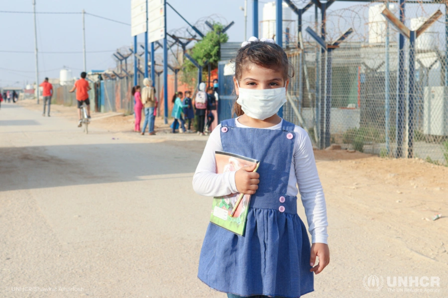 Syrian refugee girl in the Zaatari camp in Jordan, © UNHCR/Shawkat Alharfosh