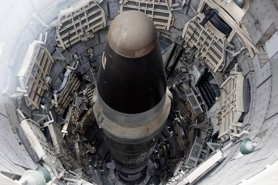 The 103-foot Titan II Intercontinental Ballistic Missile.