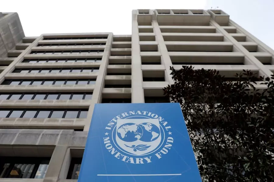 The International Monetary Fund (IMF) headquarters building is seen ahead of the IMF/World Bank spring meetings in Washington, U.S. on April 8, 2019. 