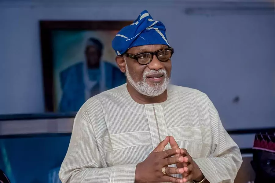 Oluwarotimi Akeredolu, governor of Ondo State and chairman of the Southern Nigerian Governors' Forum.