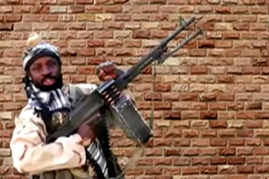 Boko Haram leader Abubakar Shekau holds a weapon in an unknown location in Nigeria in this still image taken from an undated video obtained on January 15, 2018.