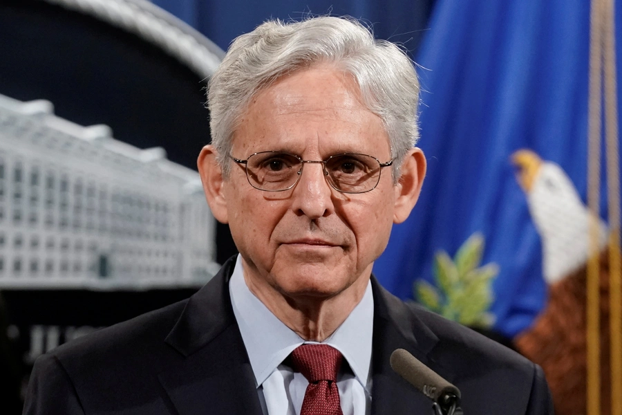 U.S. Attorney General Merrick Garland speaks at a news conference on June 25, 2021.