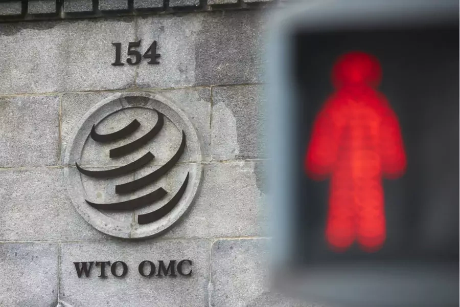 The WTO Logo Pictured in Geneva