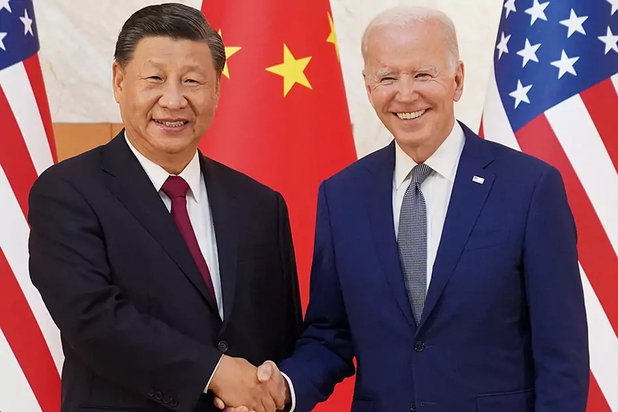 U.S. President Joe Biden and Chinese leader Xi Jinping meet on the sidelines of the Group of Twenty summit in Bali, Indonesia.