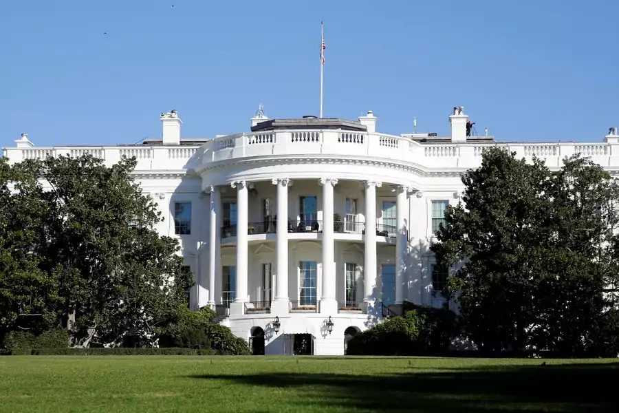 The White House on Election Day, November 8, 2016.