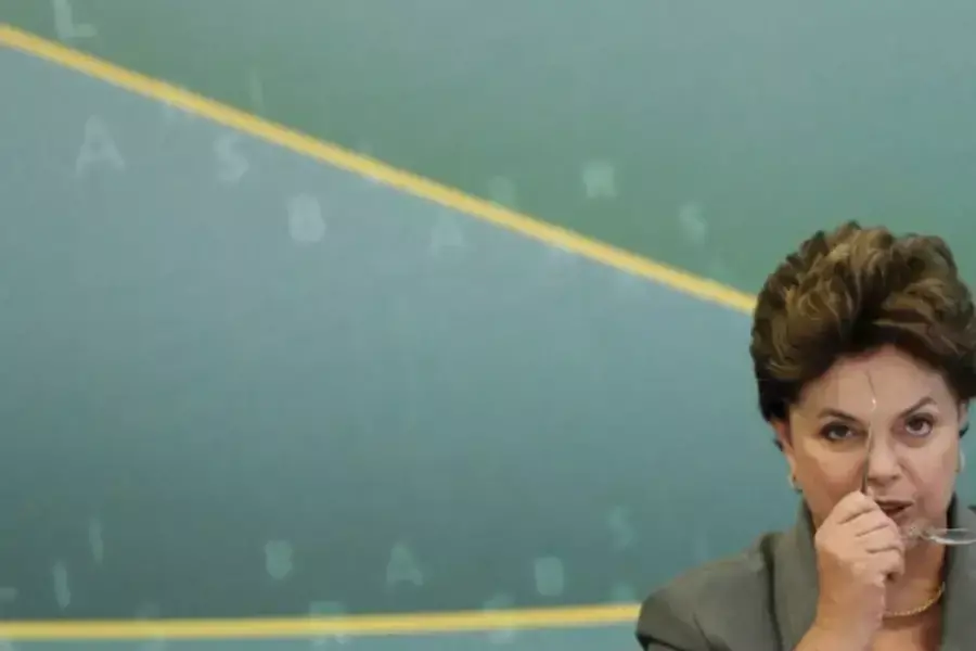 Brazil’s President Dilma Rousseff at a meeting for the Growth Acceleration Program 2 in Brasilia