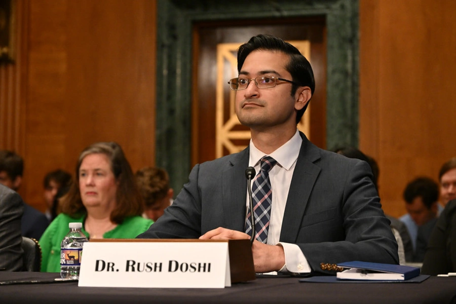 Rush Doshi testifies to the United States Senate Committee on Banking, Housing, and Urban Affairs